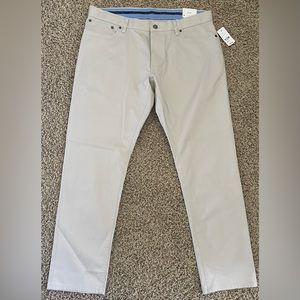 New Brooks Brothers lightweight advantage chino stretch khaki pants